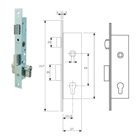 Serratura Tesa 2206 hz/15