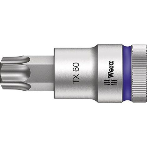 Douille Wera 8767 C HF TORX 1/2" T60 Longueur 60 mm - 5003838001 (1/5)