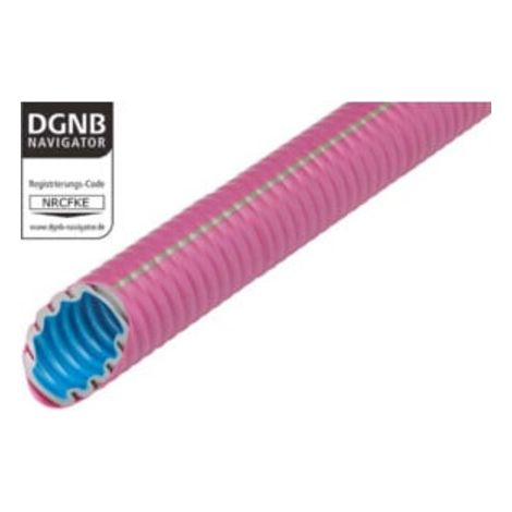 Fränkische Kunststoffwellrohr biegsam magenta FFKuS-EMF105co2ntr32 25 Stk