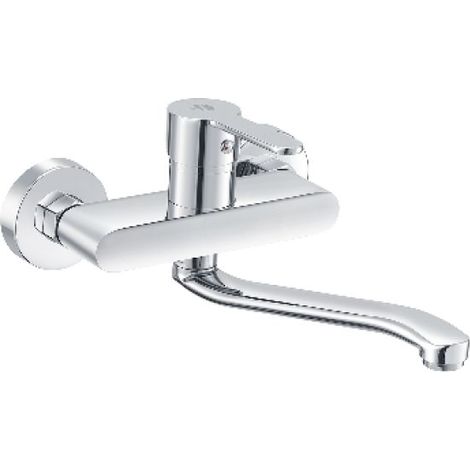MISCELATORE MONOCOMANDO LAVELLO A MURO SERIE IOLE Cromo