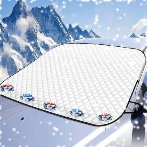Frontscheibenabdeckung Auto 150x120cm mit 5 Magneten, faltbar (1/5)