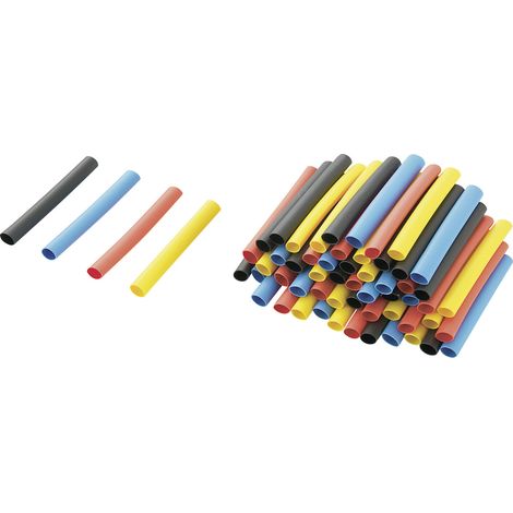 TRU COMPONENTS 1570676 Schrumpfschlauchsortiment Bunt 3.20 mm 1.60 mm Schrumpfrate:2:1 3.2 m