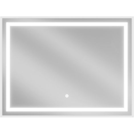 Mexen Miko espejo de ba帽o retroiluminado 80 x 60 cm, LED 6000K, antivaho - 9819-080-060-611-00 (1/5)