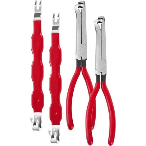 Kit di pinze per scollegamento elettrico, strumenti per scollegare connettori e strumenti per la rimozione di terminali per tecnici di riparazione auto.