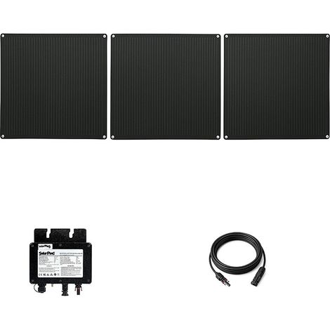 Kit panneau solaire souple, 405W SOLARPLUG - Coloris - Noir (1/5)