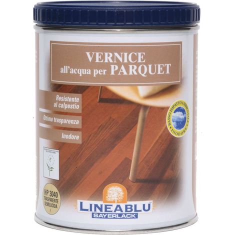 VERNICE ACQUA PARQUET LINEABLU SAYERLACK - HP3040 TRASPARENTE SEMILUCIDO ML 750 - 1 pezzo (1/2)
