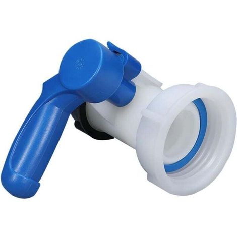 Adaptateur de réservoir d'eau IBC Ulisem, adaptateur universel pour robinet de réservoir IBC DN40 62 mm pour robinet de vidange, réservoir d'eau de pluie, jerrycan