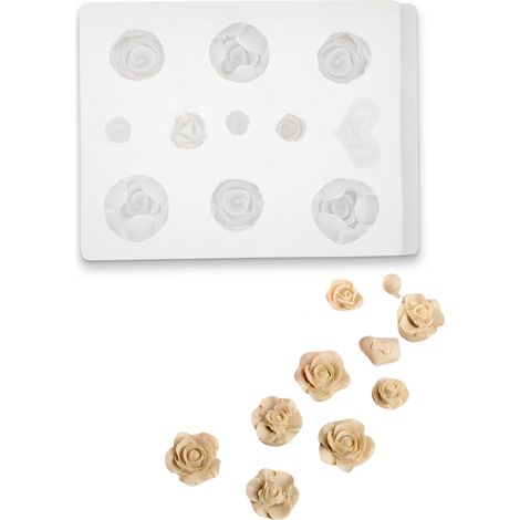 Molde de silicona - panel de flores RS1-589 (1/2)