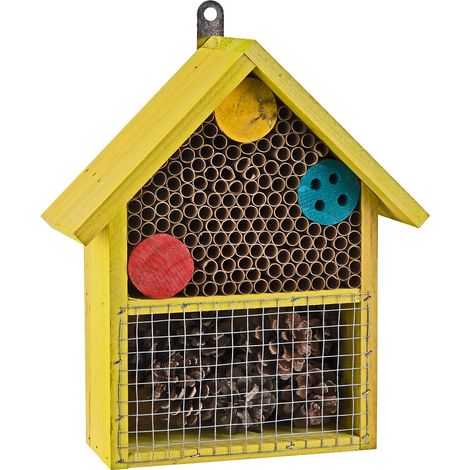 Insektenhotel Willie Holz Nisthilfe Garten Insektenhaus Bienenhotel Natur (1/2)