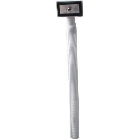 Tuyau de trop-plein en polypropylène blanc 330 mm pour évier de cuisine 63,5 x 40 mm QY012C019-K, QY012C019DE (1/5)