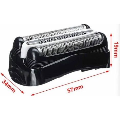 Lame De Rasoir - Compatible Braun Series 3 - Pour Modèles 300S 301S 310S 320S 330S 340S 360S 380S 3000S32B - Noir - Lot De 1 (1/5)