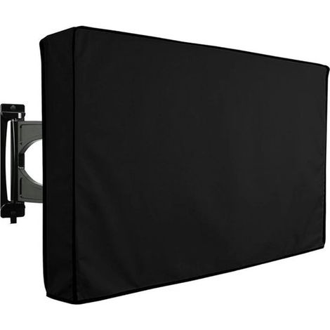 NTHProducts，Funda universal para TV，Resistente a la intemperie，Negra，Apta para televisores de 30 a 32 pulgadas，Protección de alta calidad (1/5)