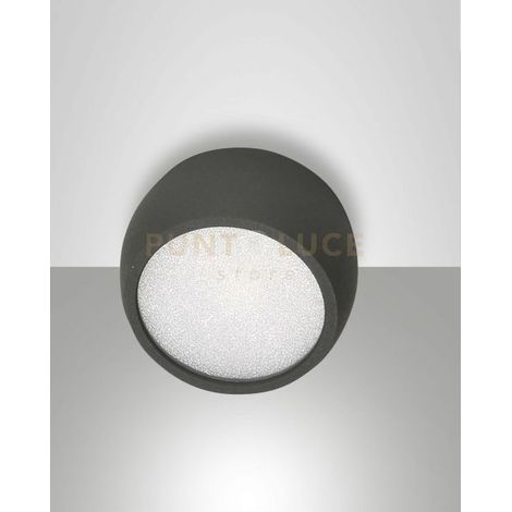 VASTO LUCE SPOT ANTRACITE PARETE O SOFFITTO A LED 7W 3000K 540LM IP20