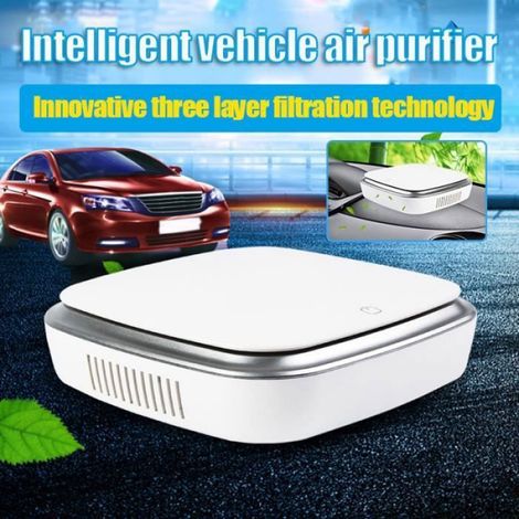 Purificateur d'air solaire de voiture assainisseur d'air portable spécial dissolvant d'odeur pour le bureau à domicile (1/4)
