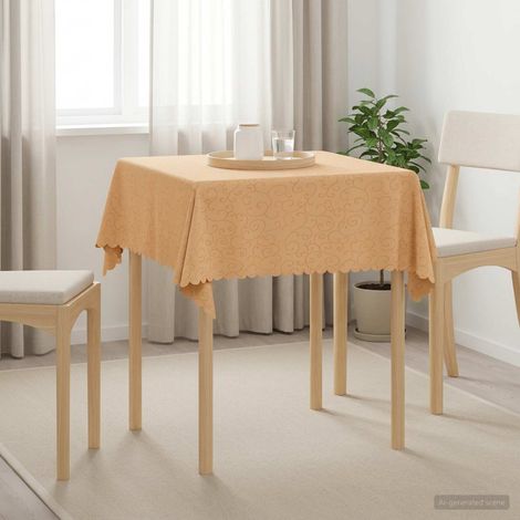 vidaXL Table Cloth 5 pcs Square Beige 110 x 110 cm (1/5)