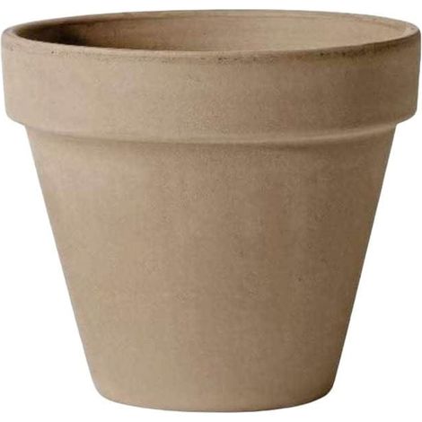 Keramik-Blumentopf, Vulkangrau, 11 cm (1/5)