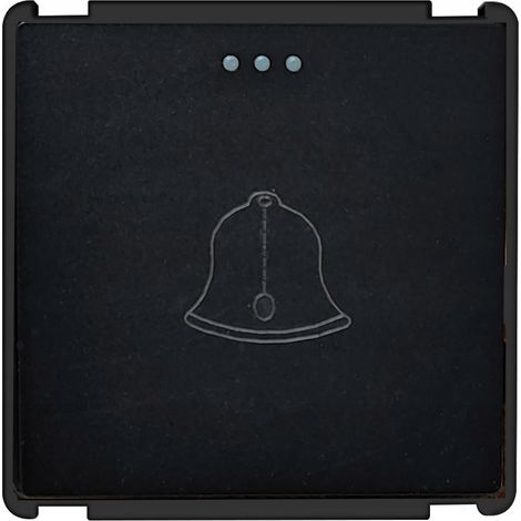 Insert mécanique de bouton-poussoir de sonnette noir RTX SH (1/5)