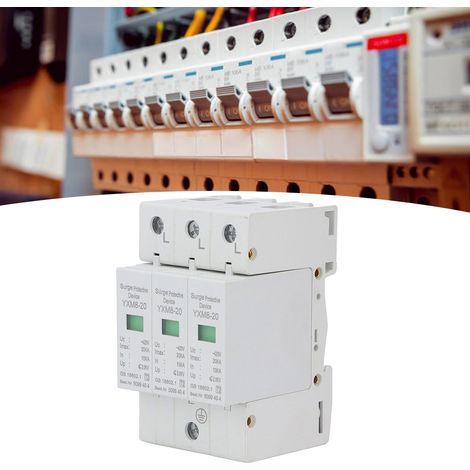 Module de protection contre les surtensions YXM8-20 20KA 3P 420V (1/5)