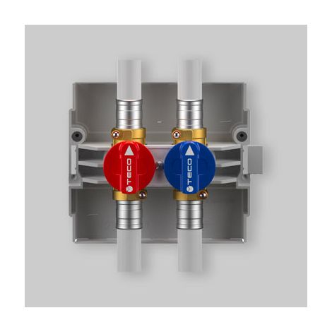 Valvola Di Intercettazione Per Impianti Sanitari K4.0 Teco Fastec 1/2" (1/5)