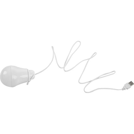 Ampoule LED 5 V CC 5 W, lampe USB portable à lumière blanche pour ordinateur portable en extérieur (blanche) (1/4)