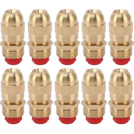 10Pcs G1/2 Male Thread Sprinkler Nozzle Garden Irrigation Water Spray Head Adjustable Watering Sprayer Nozzle Small Body (1/5)