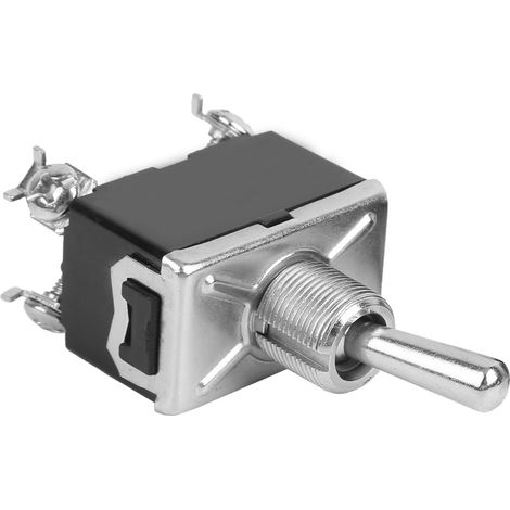 Lot de 20 interrupteurs à bascule BERM avec voyant LED, 4 broches, 2 niveaux marche/arrêt, 15 A, 250 V CA, BEM-1221 (1/5)