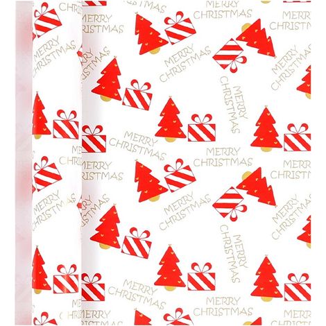 Rouleaux De Papier D'Emballage De Noël 43 cm X 10Mètres cadeaux de Noël (1/5)