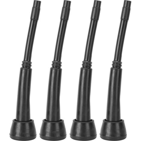 4 Pièces 00U Liners pour Machine à Traire, Trayeuse Chèvre, Accessoires Tétines Caoutchouc Noir (1/5)