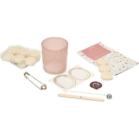 Coffret Bougie Bijou à Confectionner "DIY" 20cm Rose & Oud (1/5)