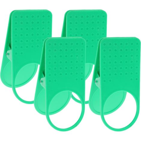 Pince Porte-gobelet de Bureau en Plastique 4pcs pour Gamers et Travailleurs, Support Tasse et Bouteille d'eau, Clip Pratique pour Bureau et Table Couleur Couleur Aléatoire (1/5)