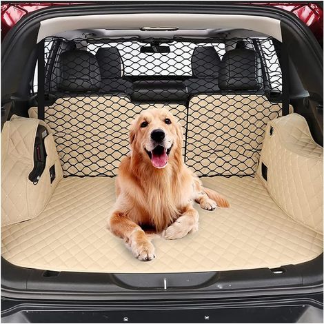 Clôture pour chien SUV, filet pour animaux de compagnie 110 x 60 cm avec crochets, filet de chargement en maille extensible (1/5)