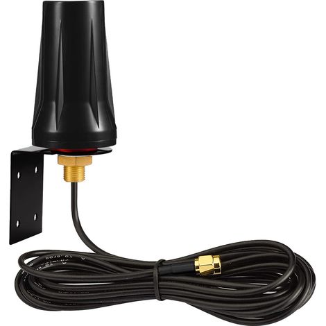 Antenne LTE - 5 dBi - Raccord SMA Mâle - Montage Mur ou Mât Extérieur - Étanche - Pour Routeur 4G LTE (1/5)