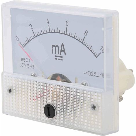 Ampèremètre CC 85C1, instrument de mesure courant robuste à aiguille (1/5)