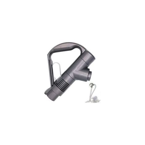 Poignée de rechange en plastique compatible avec les aspirateurs Dyson DC19, DC23, DC26, DC29, DC32, DC36 et DC37 (gris/titane) (1/2)
