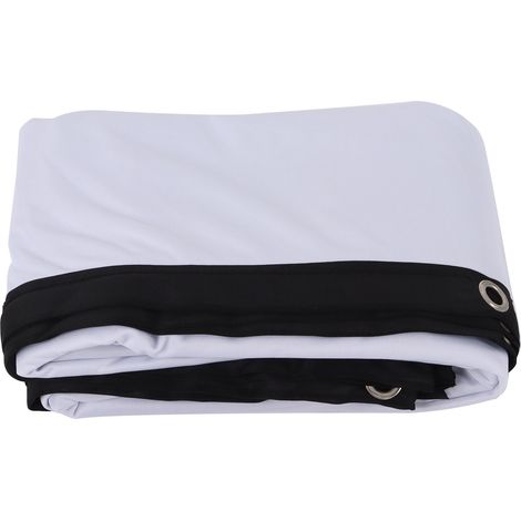 Écran de Projection Portable 100 Pouces 16:9 Double Couche Anti-Lumière pour Usage Intérieur/Extérieur, Home Cinéma et Bureau