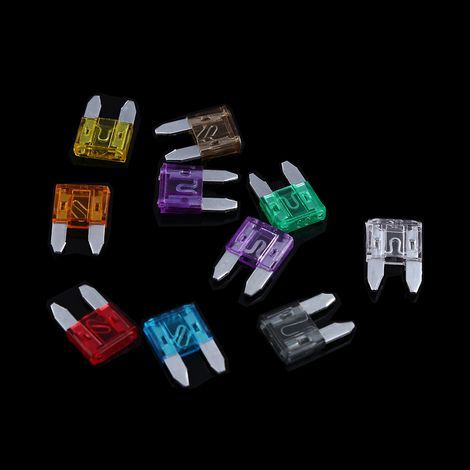 100 pièces 2A-35A assortiment Mini lame fusible ensemble Kit pour voiture Auto camion SUV (1/5)