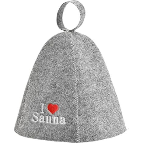 Bonnet sauna en laine, accessoire de bain confort thermique, format compact pour séance de sauna et relaxation à la maison (1/5)