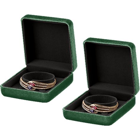 Boite Cadeau Bracelet - Boite Présentation Bijoux Chaîne - Boite Support Collier - 1 Pièce (1/5)