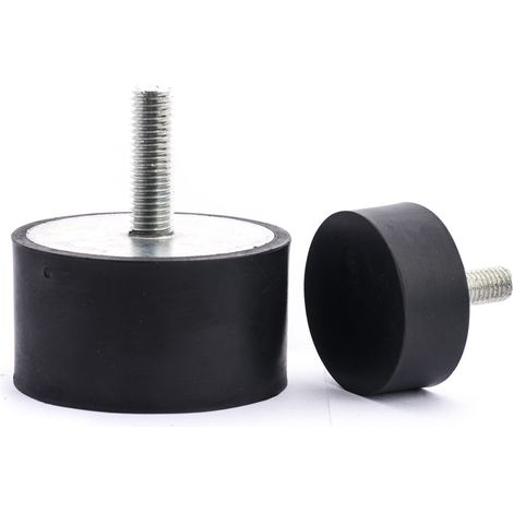 Lot de 10 embout type d ø 50 mm hauteur 30 mm écrou-filetage m10 x 20 mm autre côté fermés 55° en métal galvanisé