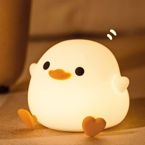 Kawaii Veilleuse pour enfants USB rechargeable Veilleuse pour bébé avec minuterie Veilleuse réglable avec minuterie Cadeau d'anniversaire et de Noël pour enfants bébé (1/5)