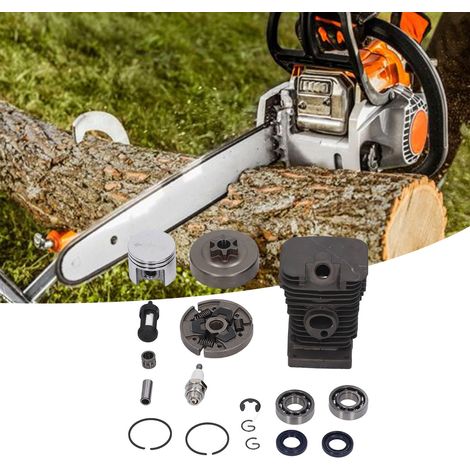 Öldichtungssatz für 38-mm-3/8"-6T-Zylinder mit Kolben, Kupplungstrommel, Lager und Buchse für STIHL MS180 MS170 017 018 Kettensägen (1/5)