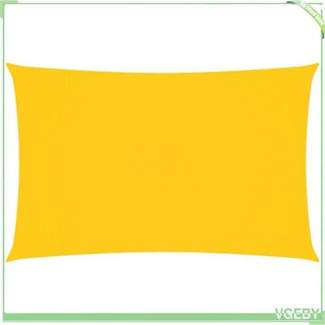Voile de parasol - FAFEICY - 135603 - Jaune - 4 x 7 m - Tissu Oxford PU anti-UV (1/5)