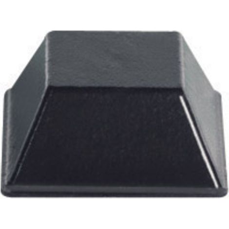 PB Fastener BS-03-CL-R-10 Gerätefuß selbstklebend, quadratisch Klar (B x H) 12.7 mm x 5.8 mm 10 St.