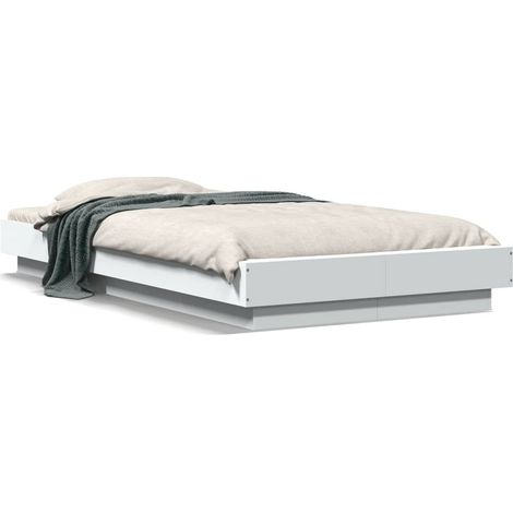 Maison Exclusive - Estructura de cama madera de ingeniería blanca