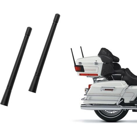 Adecuada para Harley-Davidson 1989-2025, antena corta de 7" para motocicleta (paquete de 2) (1/5)