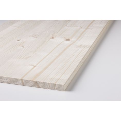 Massivholzplatte Nadeholz Naturwuchs 18 x 600 x 800 mm Massivbauplatte