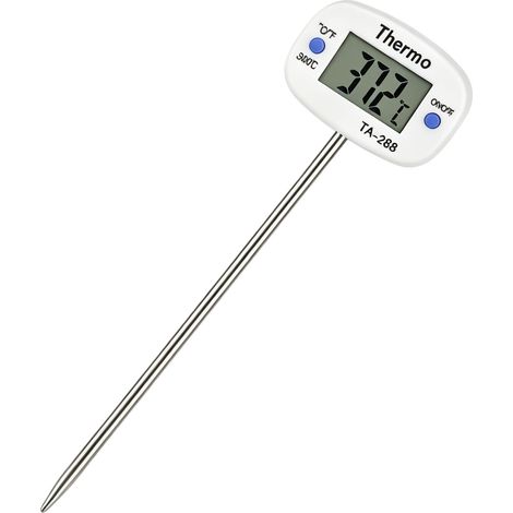 Thermometre Alimentaire Digital - Plage -50 °C à +300 °C - Affichage Celsius Fahrenheit - Écran Pivotant 180° - Pour Viande Pâtisserie Barbecue - 1 Pièce (1/5)