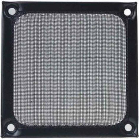 Grilles de filtre pour ventilateur d'ordinateur 80 mm, maille d'aluminium ultra-fine, couleur noire (1/5)