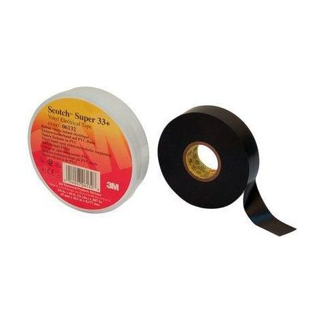 Nastro isolante 3m PVC nero 25 mm 33 metri