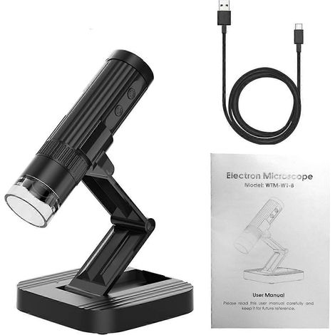 Microscope USB de bureau, microscope portable pour adultes et enfants, microscope pour pièces de monnaie, grossissement de 50x à 1000x